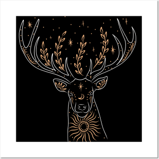 Magical Deer Posters and Art